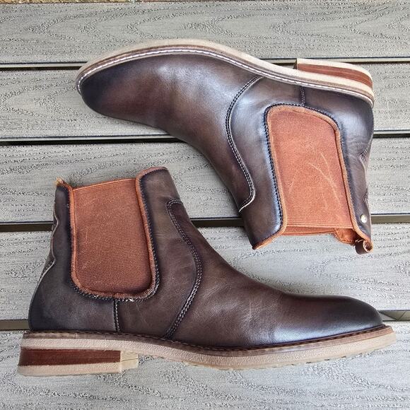 Pikolinos Aldaya Chelsea Boots Size EU41 US 10 - 10.5 Brown Leather Ankle Bootie - Picture 12 of 12